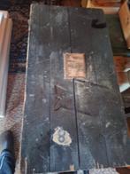 Houten dekenkist - 90x47x50 cm, Ophalen, Gebruikt, Rechthoekig, Hout