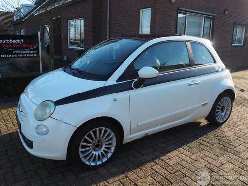 Fiat 500 1.2 Naked (bj 2008), Auto diversen, Schadeauto's, Fiat, Handgeschakeld, Benzine, Hatchback, Wit