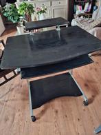 Computer bureau zwart 80breed80hoog beeld platform 90cm hoog, Ophalen, Zo goed als nieuw