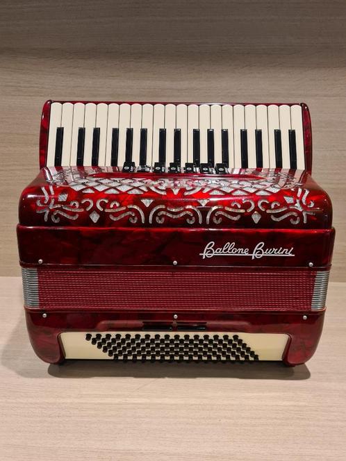 Ballone Burini Studioline P39 accordeon occasion, Muziek en Instrumenten, Accordeons, Gebruikt, Toetsaccordeon, 96-bas, Overige merken