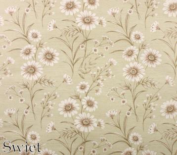 5694 Vintage bloemenbehang beige groen mauve tinten swiet beschikbaar voor biedingen