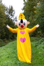 Vrolijk Mascottepak Clown te Huur!, Ophalen of Verzenden, Zo goed als nieuw