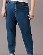 Calvin Klein high mom jeans mt 36 US ( 46 - 48) NIEUW, Ophalen, Blauw, Nieuw, W33 - W36 (confectie 42/44)