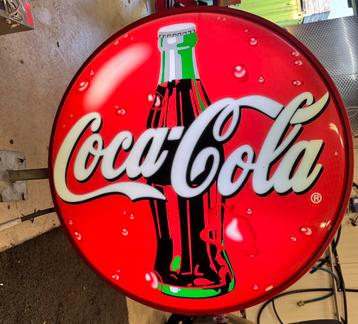 Prachtig Coca Cola uithangbord met verlichting beschikbaar voor biedingen