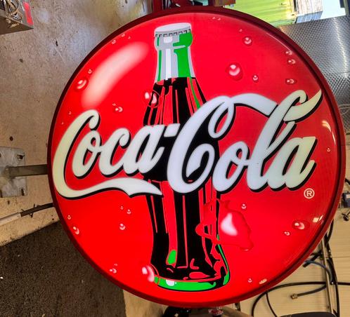 Prachtig Coca Cola uithangbord met verlichting, Doe-het-zelf en Verbouw, Adembescherming, Ophalen