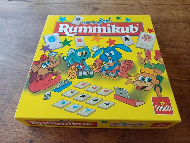 Spel My first Rummikub, Hobby en Vrije tijd, Gezelschapsspellen | Overige, Zo goed als nieuw, Ophalen of Verzenden