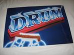 Blikken reclame plaat van DRUM shag, Verzamelen, Rookartikelen, Aanstekers en Luciferdoosjes, Ophalen of Verzenden, Nieuw, Overige typen