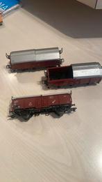 Marklin goederen wagons(3x) schuifdak, Wisselstroom, Gebruikt, Wagon, Ophalen of Verzenden