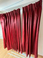 Vitrage, gordijnen & rails, Ophalen, 200 cm of meer, 150 tot 200 cm, Rood