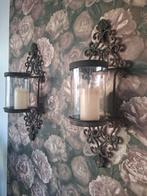 Twee prachtige gietijzeren zware Riverdale windlichten, Ophalen