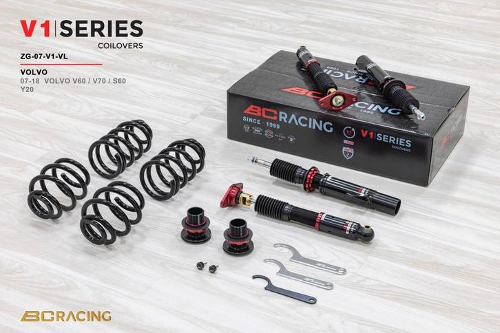 BC Racing schroefset verlaging - Volvo V60 V70 S60 S80 07-18, Auto diversen, Tuning en Styling, Ophalen of Verzenden