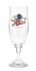 6 Gulpener Rose Fruitig Witbierglazen., Verzamelen, Biermerken, Ophalen of Verzenden, Zo goed als nieuw, Glas of Glazen, Overige merken