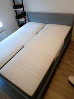 Compleet bed, Huis en Inrichting, Slaapkamer | Boxsprings, 160 cm, Grijs, Gebruikt, Ophalen