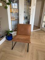 Fauteuil cognac, Huis en Inrichting, Fauteuils, Ophalen of Verzenden, Zo goed als nieuw, 75 tot 100 cm
