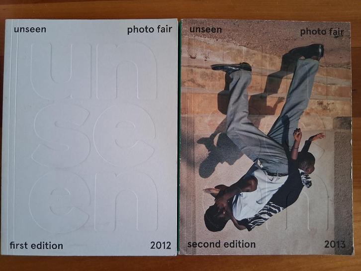 UNSEEN 2012 &2013, 1e  en 2e editie, fotobeurs Amsterdam, Boeken, Kunst en Cultuur | Fotografie en Design, Zo goed als nieuw, Fotografen