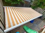 Elektrisch knikarmscherm / zonnescherm 5,5 x 3 meter, Ophalen, Gebruikt, 450 cm of meer, Elektrisch