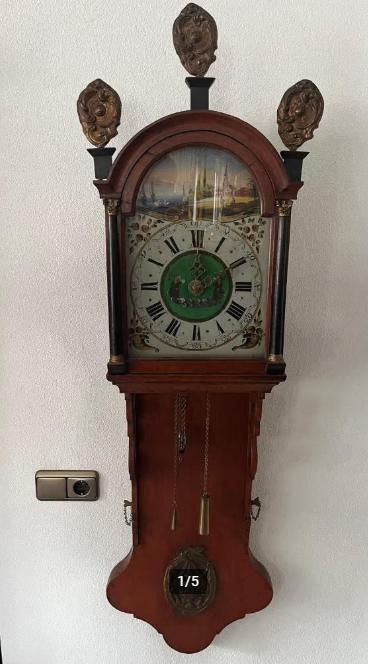antieke klok uit 1850, Antiek en Kunst, Ophalen