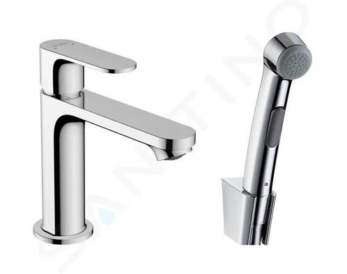 Hansgrohe Rebris S - Wastafelkraan met bidet douche, chroom, Doe-het-zelf en Verbouw, Sanitair, Nieuw, Douche, Chroom, Ophalen of Verzenden