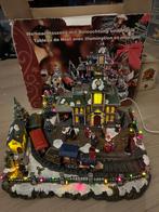 Mini kerstdorpje met licht en geluid en lemax molen, Diversen, Kerst, Ophalen, Zo goed als nieuw