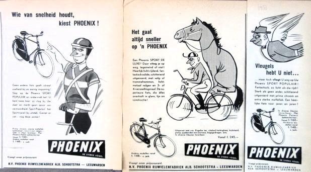 50+ vintage advertenties reclames fietsen 49-56 fiets, Verzamelen, Merken en Reclamevoorwerpen, Gebruikt, Overige typen, Ophalen of Verzenden