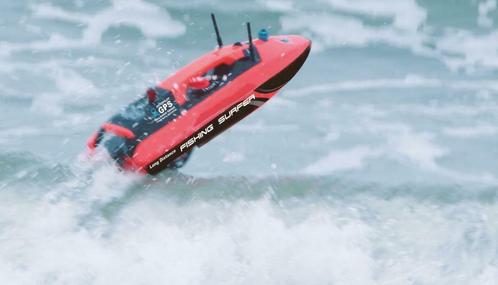 Fishing Surfer. Voerboot Dual Brushless Engine GPS RTR 500m., Watersport en Boten, Hengelsport | Karpervissen, Nieuw, Ophalen of Verzenden