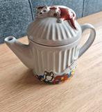 Katten theepot, gemaakt in Engeland, Antiek en Kunst, Ophalen of Verzenden