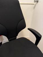 Zwarte bureaustoel, Ophalen, Zo goed als nieuw, Zwart