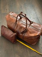 Mulberry Congo Croco Leer Holdall & Toilet Tas, 30 cm of meer, Gebruikt, Bruin, Ophalen of Verzenden