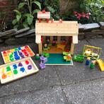Fisher Price school jaren 70, Ophalen of Verzenden, Zo goed als nieuw, Speelset