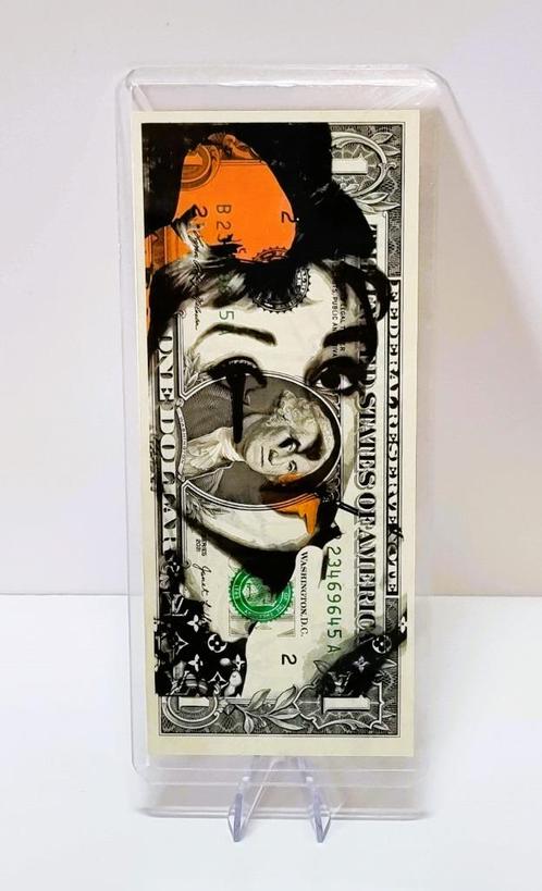 Audrey Hepburn - 1 Dollar - Death NYC - Pop art - A/P, Antiek en Kunst, Kunst | Litho's en Zeefdrukken, Ophalen of Verzenden