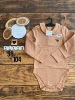Baby girl romper bruin wibra lange mouw maat 98/104, Nacht- of Onderkleding, Meisje, Nieuw, Ophalen of Verzenden