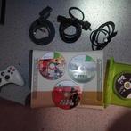 Xbox 360 met 4 spellen, Ophalen of Verzenden, Met 1 controller, Gebruikt, Met games