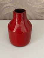 Vintage Rood Keramiek Vaasje, Ophalen, Gebruikt, Aardewerk of Porselein, Minder dan 50 cm