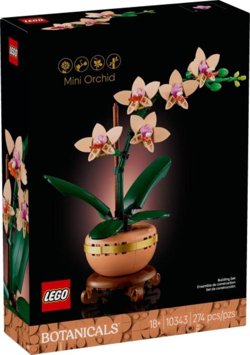Lego Botanicals set 10343 Mini Orchid, Kinderen en Baby's, Speelgoed | Duplo en Lego, Nieuw, Lego, Complete set, Ophalen of Verzenden
