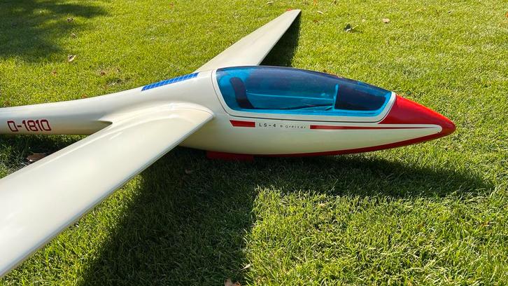 LS-4 Zweefvliegtuig - Van Rowing, Hobby en Vrije tijd, Modelbouw | Radiografisch | Vliegtuigen, Gebruikt, Overige typen, Ophalen