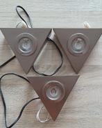 3 opbouw spotjes merk  Massive met 20 watt insteek lampjes, Huis en Inrichting, Ophalen of Verzenden, Zo goed als nieuw, Overige materialen