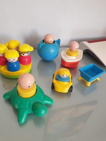 Vintage Fisher Price set 3 - oa grote poppen, badspeelgoed beschikbaar voor biedingen