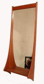 Pedersen en Hansen Deense jaren 50 60 spiegel mid century, Ophalen, Minder dan 50 cm, Gebruikt, -