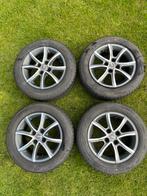 Set 4x Continental winterbanden 185/65 R15 op MAK velgen, Ophalen, Gebruikt, 15 inch, Banden en Velgen