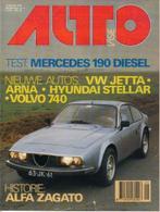Autovisie 4 1984: Mercedes 190D - Alfa Romeo - Volvo 760 GLE, Ophalen of Verzenden, Gelezen, Algemeen