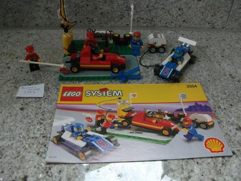 LEGO set 2554 Formula 1 Pit Stop, Kinderen en Baby's, Speelgoed | Duplo en Lego, Gebruikt, Lego, Complete set, Verzenden