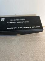 Vintage Hosiden Dynamische Microfoon, Ophalen of Verzenden, Gebruikt