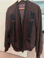 Donker bruine heren jas - maat L, Ophalen of Verzenden, Zo goed als nieuw, Maat 38/40 (M), Bruin