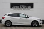BMW 1-serie 118i M-Sport Climate LED Cruise PDC BTW !, Gebruikt, Zwart, Leder en Stof, Wit