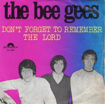 BEE GEES  -  Don't forget to remember beschikbaar voor biedingen