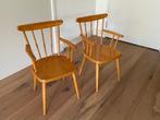 2 vintage houten Herlag stoeltjes jaren 60, Kinderen en Baby's, Kinderkamer | Tafels en Stoelen, Ophalen, Gebruikt, Stoel(en)