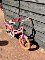 Roze Kinderfiets 14 inch, Ophalen, Gebruikt, 14 inch of minder, Handrem