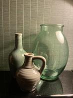 Brynxz vazen + glazen vaas en kruik, Ophalen, Overige kleuren, Minder dan 50 cm, Glas