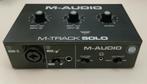 M-Audio audio-interface M-Track Solo, Zo goed als nieuw, Verzenden