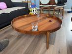 Vintage salontafel, Huis en Inrichting, Gebruikt, 50 tot 100 cm, Rond, Ophalen of Verzenden
